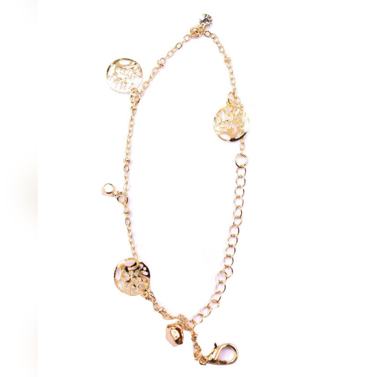 Women's Fancy Gold Plated Anklet