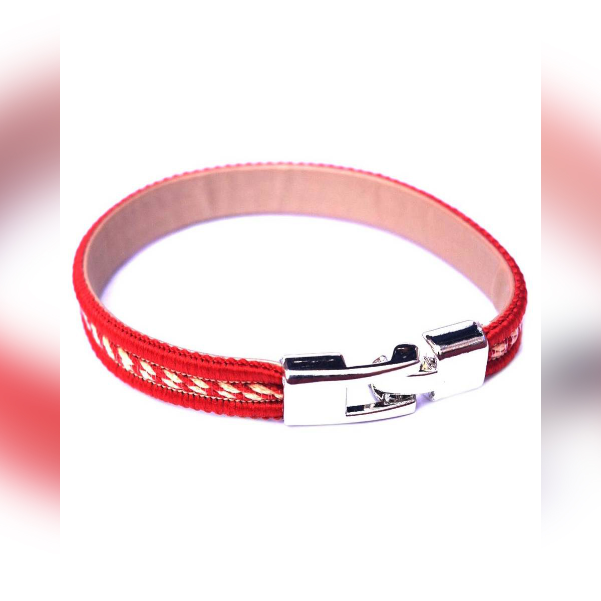 Women's Red Leather Bracelet