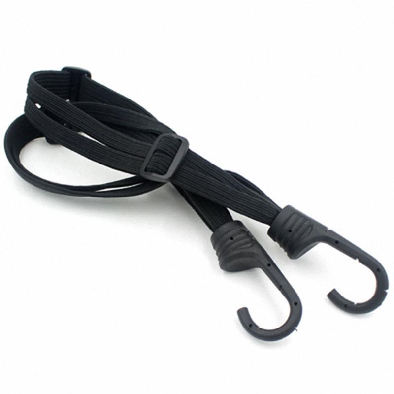 Motorcycle Helmet Holder Luggage Bag Mesh Straps Elastic Rope Black Colour. 