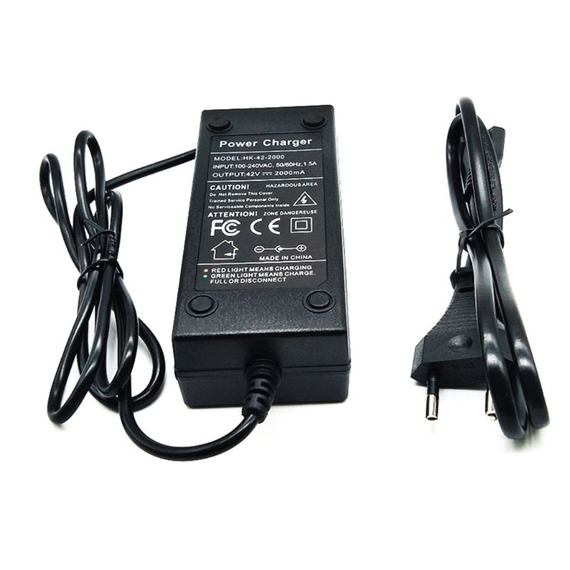 【wenfangdianpu】36V 42V 2A Charger Input Lithium Li-ion Charger 10S 36V Electric Bike