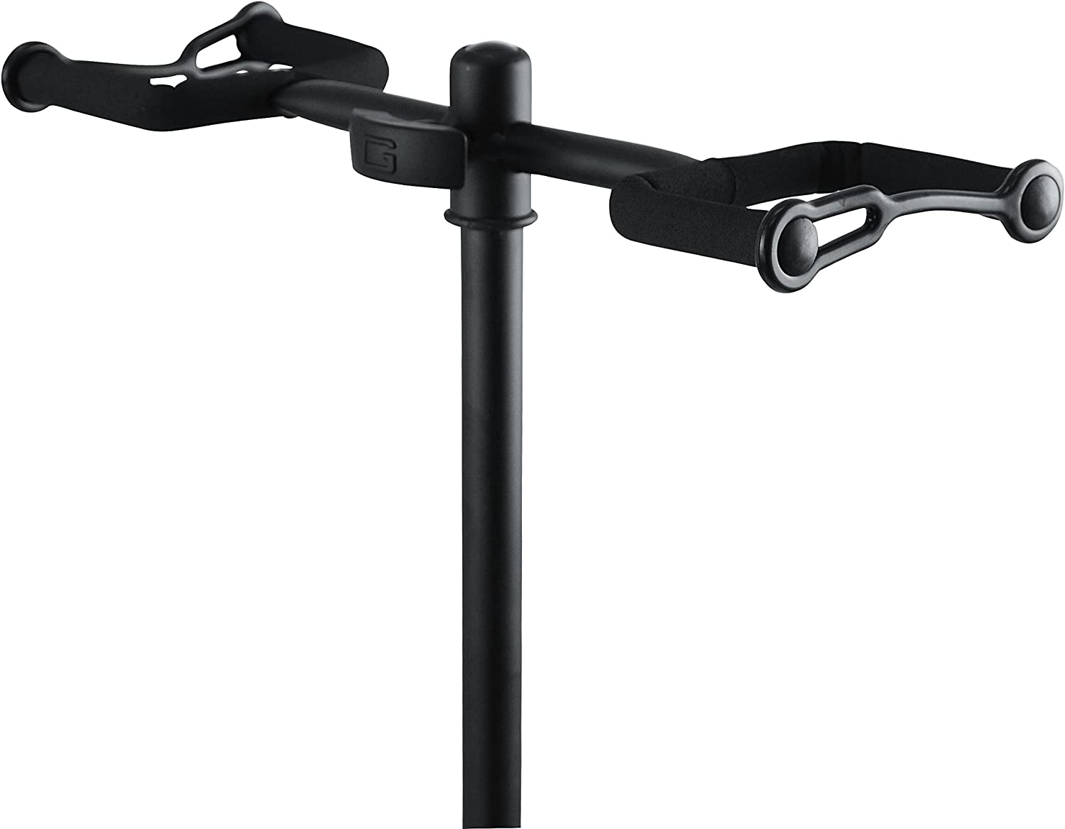 2 in 1 Double Guitar Stand With Heavy Duty Tubing - Guitar bass Accessories two way guitar stand dual guitar stand Portable Universal Folding Floor Tripod Bracket for Acoustic Electric Guitar Bass, Strong Stability, 60cm -105cm Height Adjustable. 