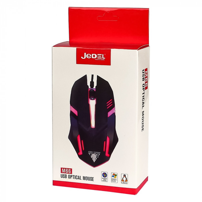 Gaming Mouse Jedel M66 1000dpi Mouse rgb offfice mouse