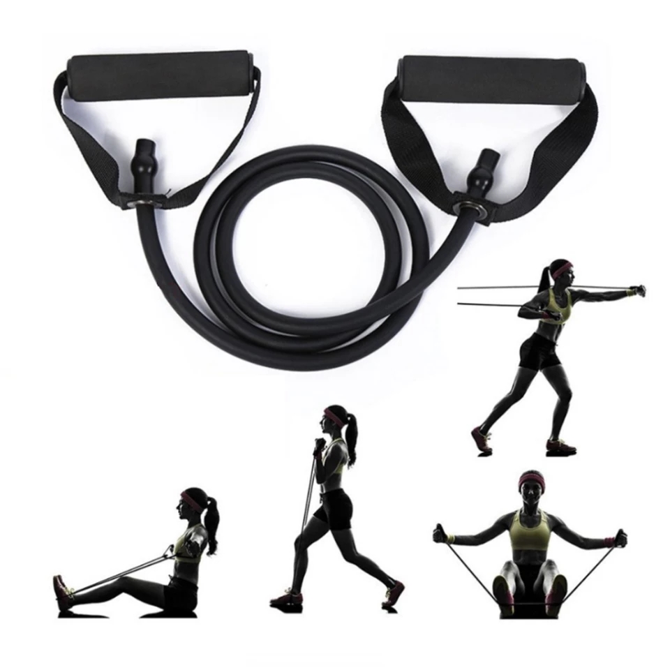 Yoga Pull Rope Elastic Resistance Bands Fitness Workout Exercise Tubes  Sports & Outdoors Exercise & Fitness Fitness Accessories Exercise Bands. 
