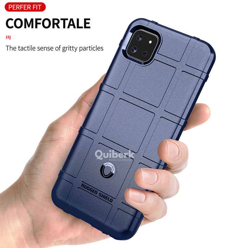 Quiberk for Samsung Galaxy A22 5G Shockproof Armor Case Full Protection Soft Phone Back Cover. 