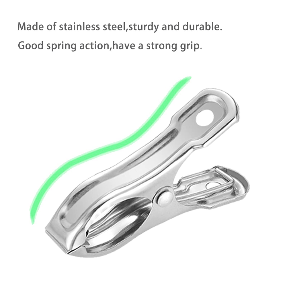 ZALAGA 20 PCS Garden Clips,Greenhouse Clamps Made Of Stainless Steel