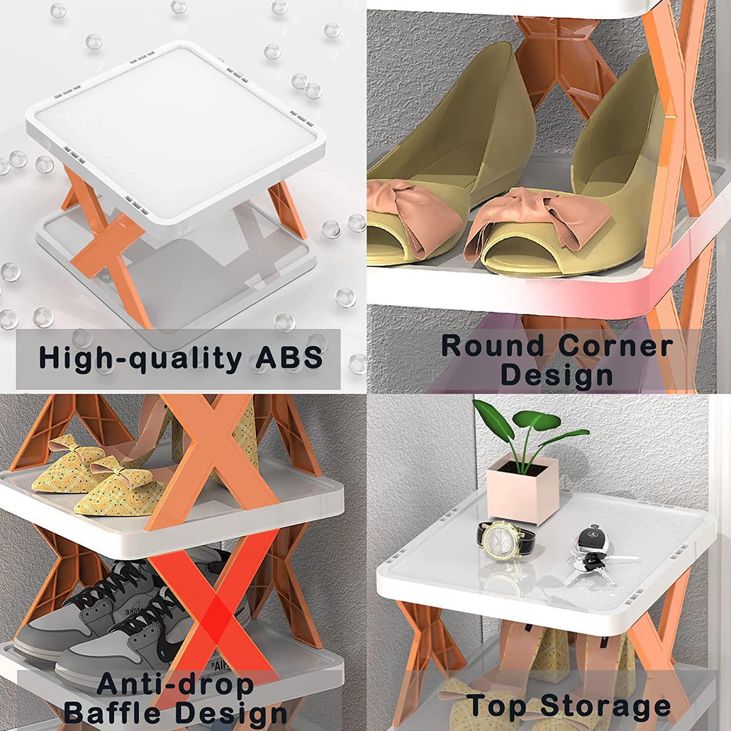 Shoe Racks Organizer Sale Simple Shoe Rack High Quality Folding Shoe Snack Cabinet Storage Creative Multi-layer Home Bathroom Foldable Save Space Multi Layer Assembled Shoe Holder. 