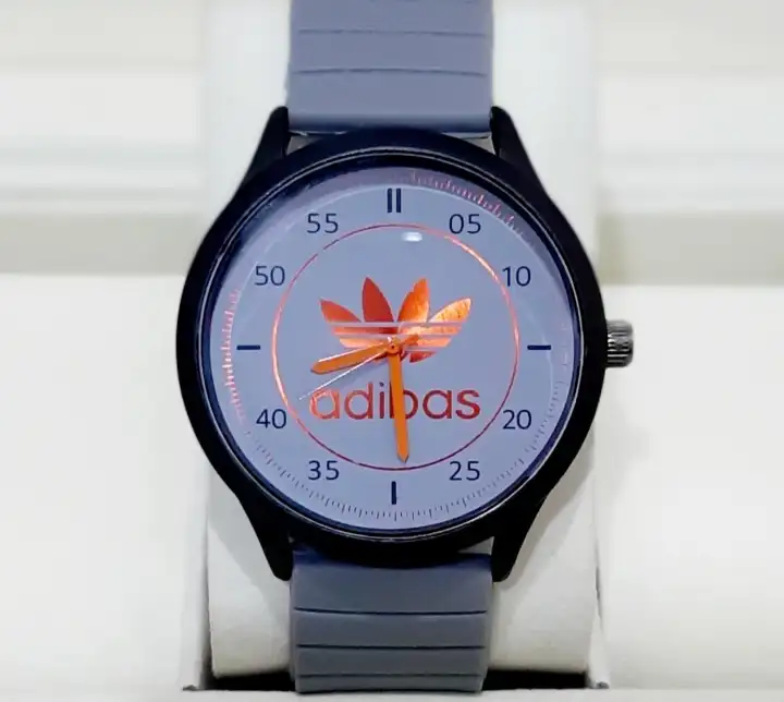 Water Resistant Rubber Belt Stylish Watch