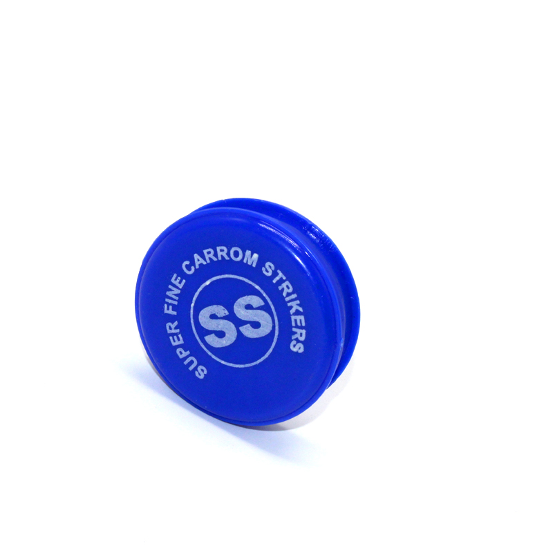 Supreme Super Fine Carrom Striker Disc 8MM 100% ORI (Plastic Case) Random Design & Colour