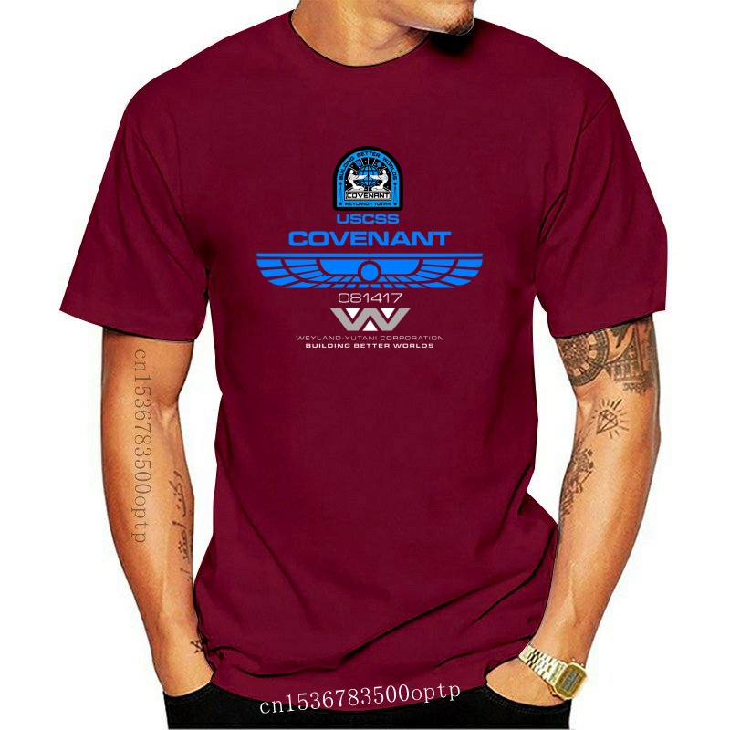 New Alien Covenant Crew Member T Shirt Sulaco M41A Pulse Rifle Movie Weyland Yutani ?Latest 2021 Style Tee Shirt