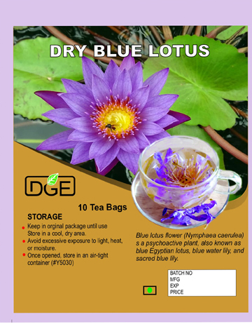 Blue Lotus Tea. 