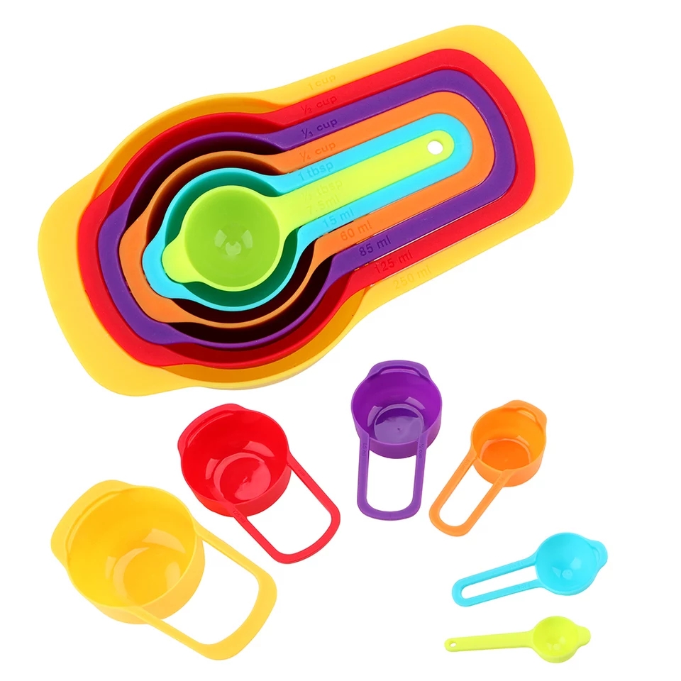 Measuring Cups And Spoon Set Cake Baking Measuring Cup Set Kitchen Spice Measuring Set- 6 Pcs. 
