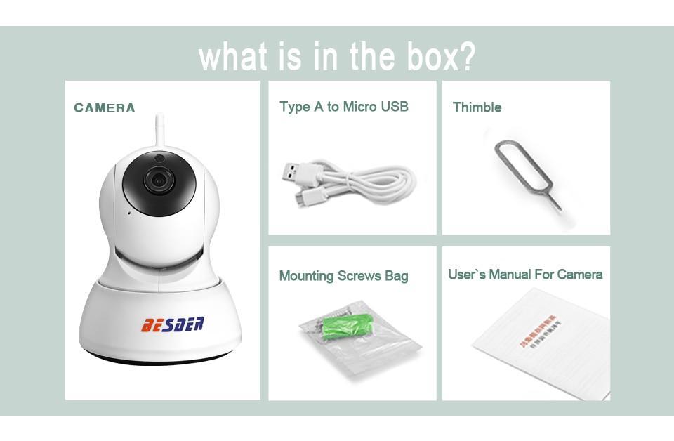 Wifi Rotatable CCTV Camera Audio / Video 2MP 1080P 23 3c464e0a90d7633518b922df89df8aed
