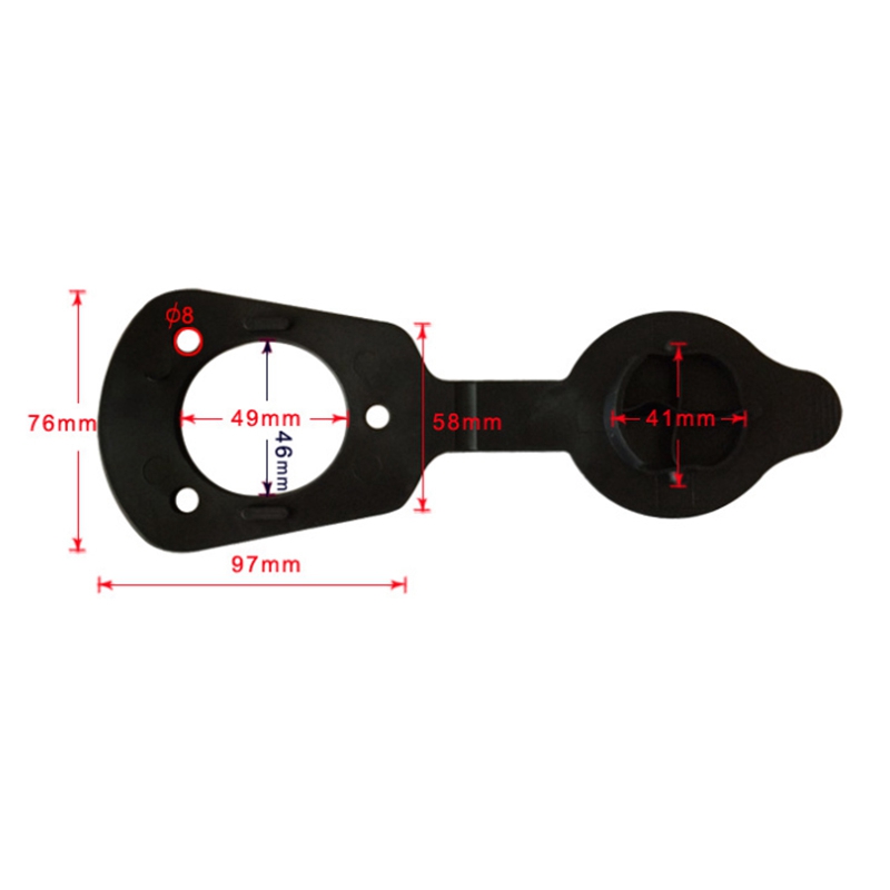 fishing rod holder caps