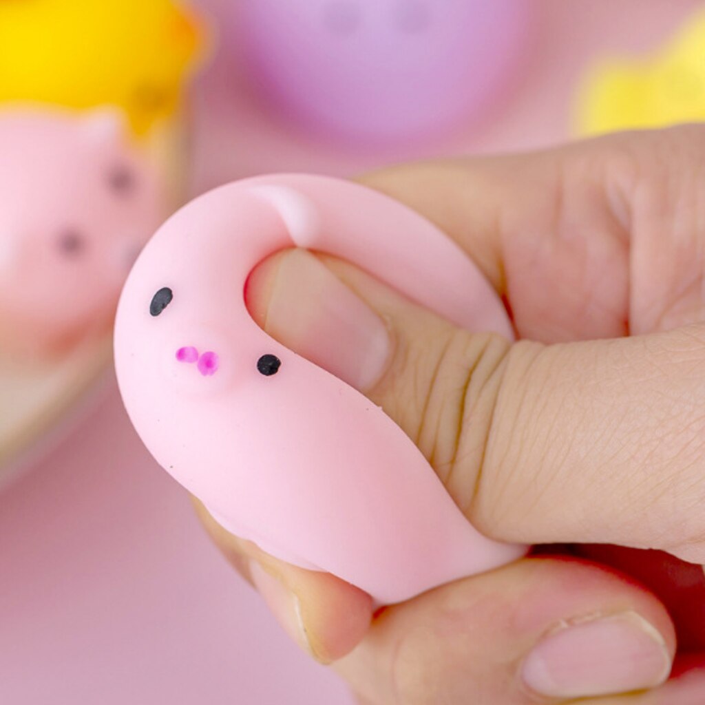 1 8PCS/Set Cute Mochi Squishy Toys Mini Squishies Kawaii Animal Squishys Party Easter Gifts For Kids Stress Relief Toy Brinquedos. 