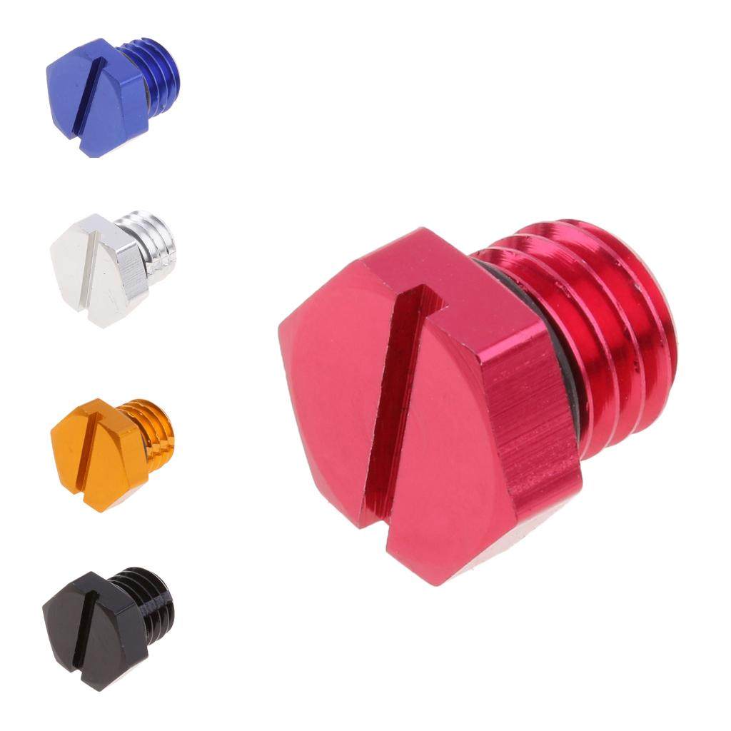 9x Air Bleeder Screw for Duramax Diesel Fuel Filter Housing 2001-2016 Red. 