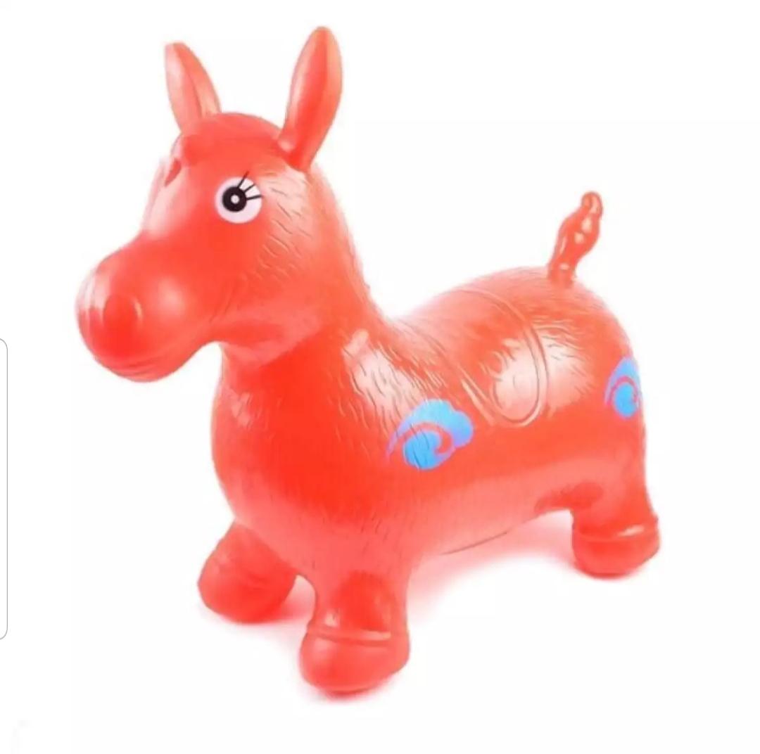 plastic bouncing horse