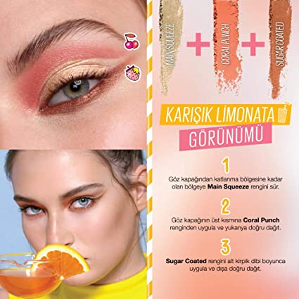 Maybelline New York Lemonade Craze 12 Shades Eye Shadow Palette 12g. 