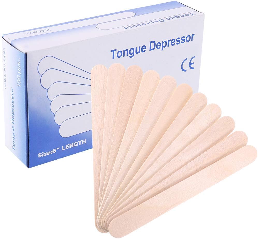 Wooden Tongue Depressor 100 Pieces. 