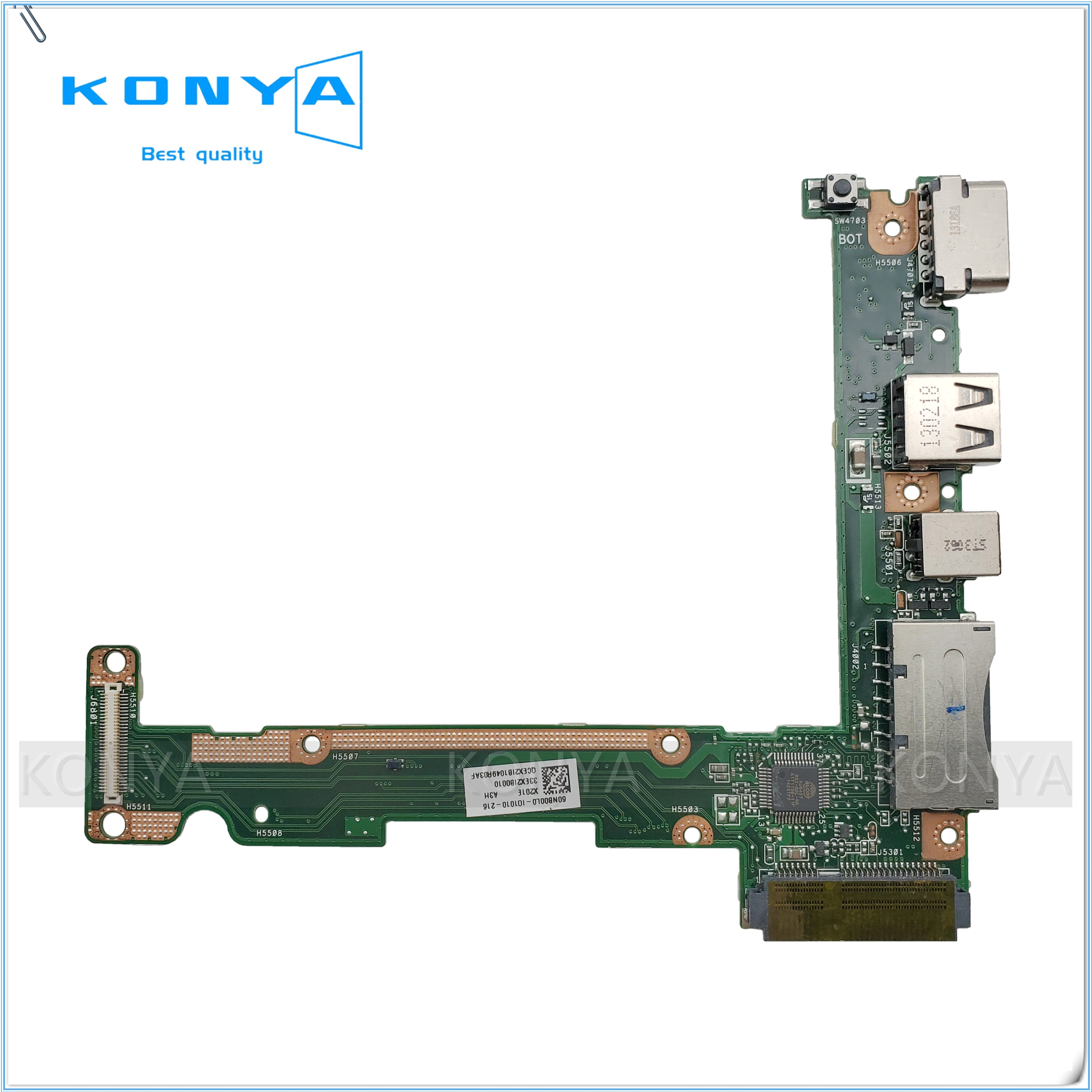 【Universal Car Parts Store】New Original For Asus S200 X202 X201EP X201EV X201E X202E IO REV 2.1 USB Audio VGA Power Board