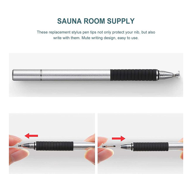12Pcs Tip Capacitive Stylus Touch Screen Pen Nibs Silicone Pencil Tip. 
