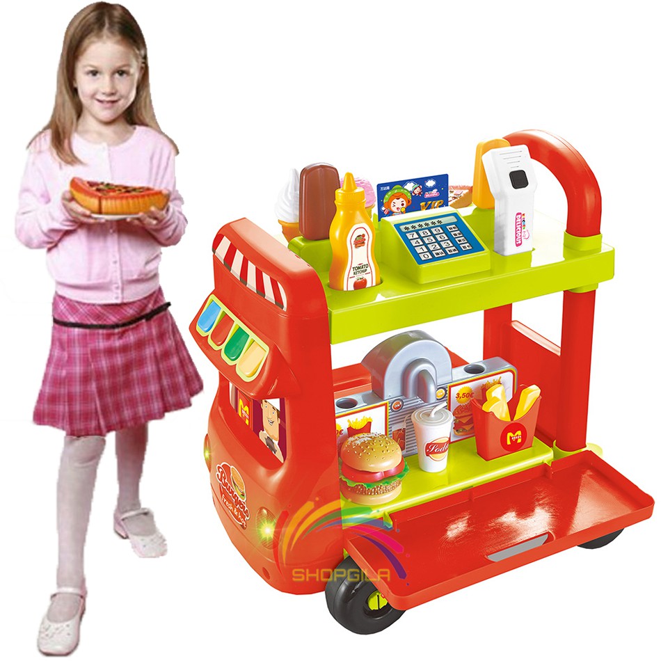 Attention brand Toy pretend play fast food toy set
