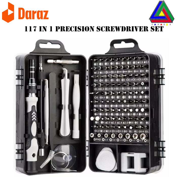 117 in 1 Professional Computer Repair Tool Kit