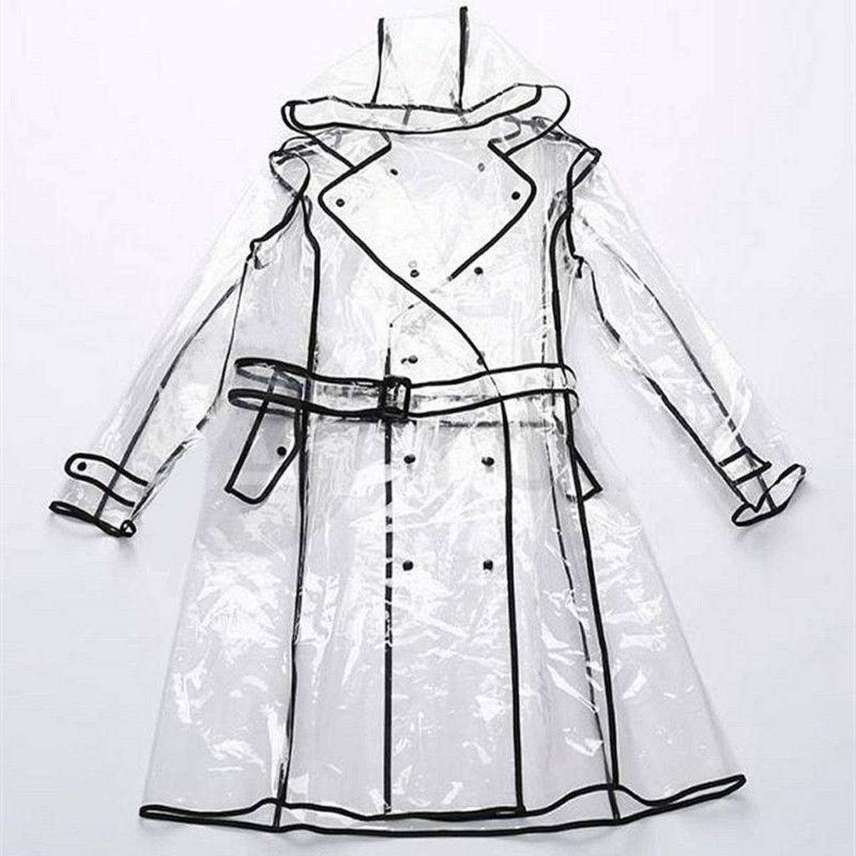 vinyl raincoat womens