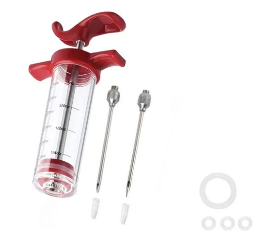 Flavor Needle Bbq Meat Syringe Marinade Injector Pork Steak Meat Sauces