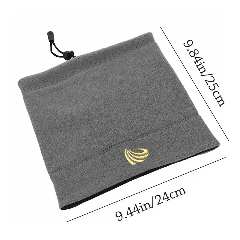 ZEBF-Fashion Winter Camping Warm Fleece Neck Gaiter Ski Tube Scarf Snowboard Face For Men & Women Outdoor Cycling Cold-proof Collar. 