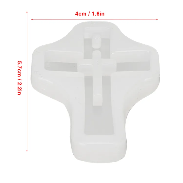 Cross fondant clearance mold