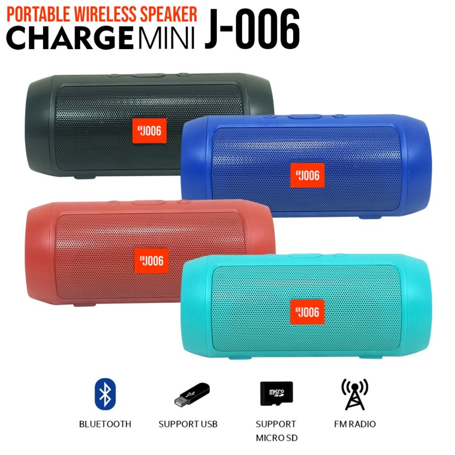 Speaker Bluetooth Music Box Speaker Wireless Charge Mini J006 Speaker JB'L J-006