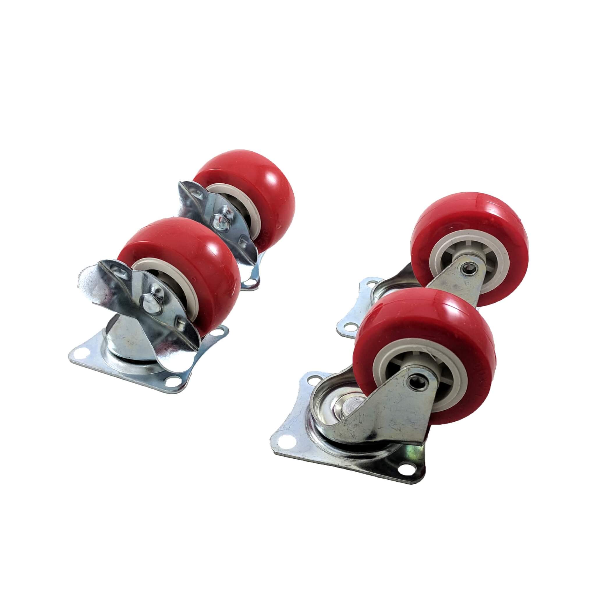 Heavy Duty Castor Wheels, 1 1/2  inches wheel, With  lock adjustable, Rotatable wheels. 