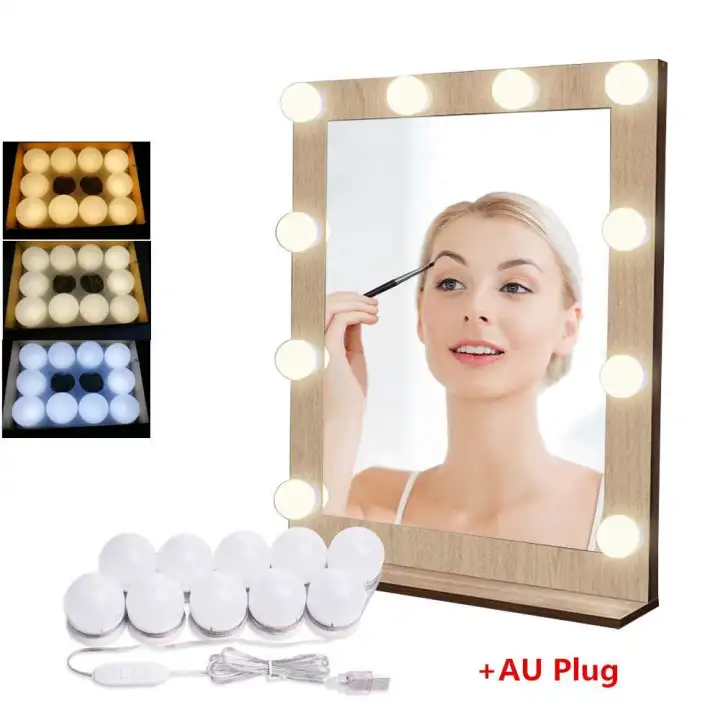 Hollywood Style Makeup Mirror With Lights Australia Saubhaya Hollywood Style Makeup Mirror With, Lytworx 90lm Hollywood Style Vanity Mirror Light 4 Bulbs