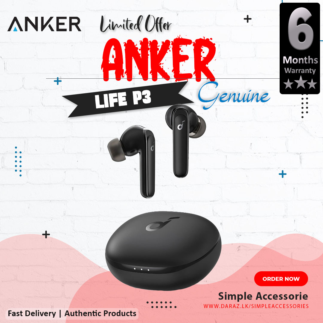 Anker soundcore Life P3 Noise Cancelling Earbuds, MultiMode Noise Cancelling, Boosted Call