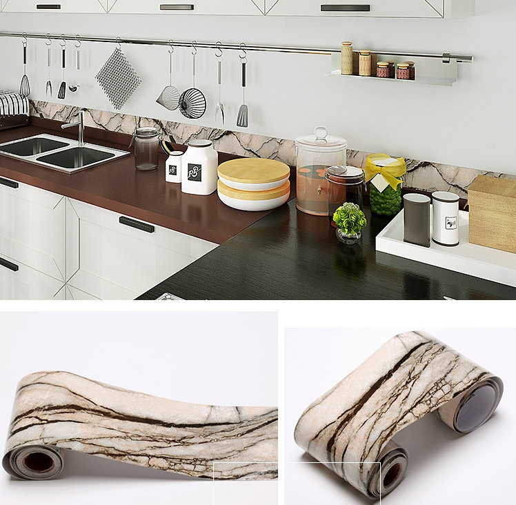 5M SelfAdhesive Baseboard Waterproof Living Room Bathroom Waistline