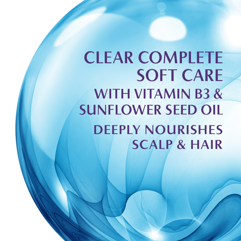 Clear Complete Soft Care Shampoo, 180ml. 