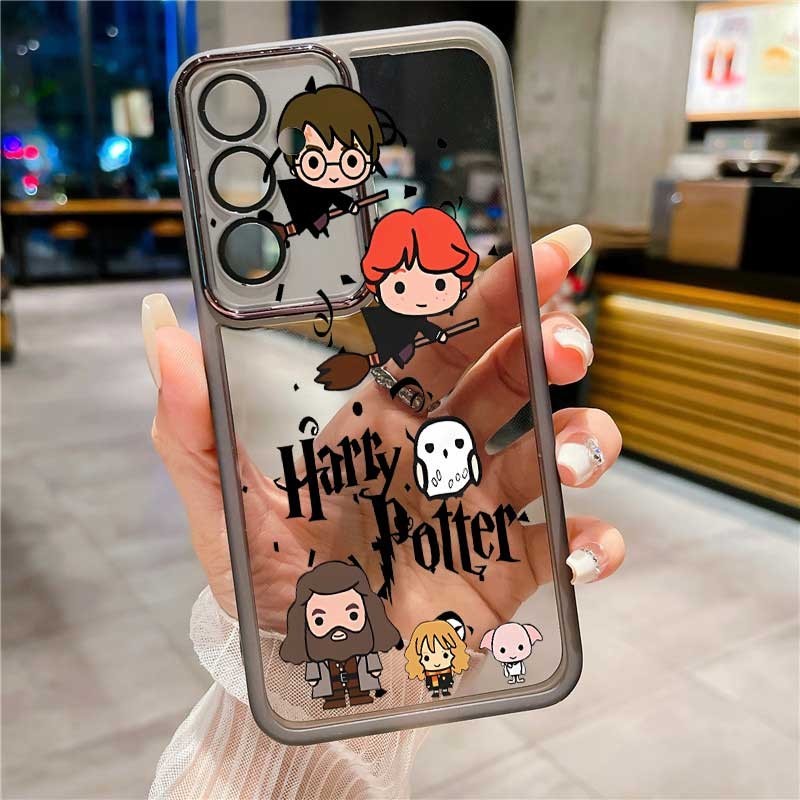Samsung Galaxy A55 A35 A25 A15 5G A05 A05s Harry Potter Casing Clear Candy Silicon Case Camera Protector Soft Case Cover. 