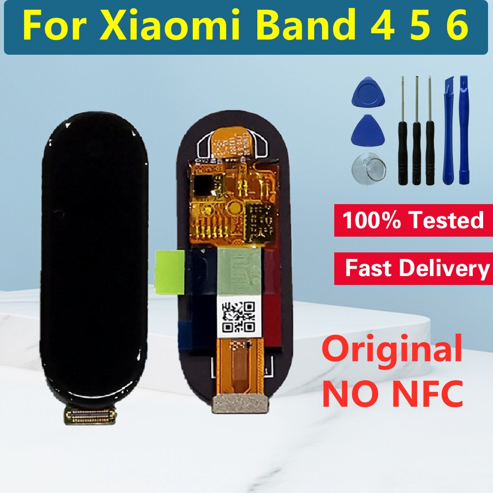 Original AMOLED For Mi Band 4 LCD Touch Screen Digitizer For Mi Band 5 Smart Watch LCD. 