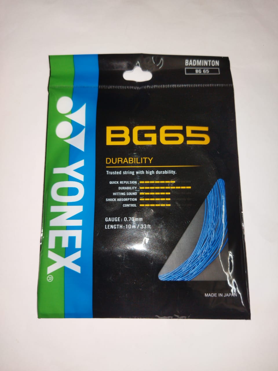 BG 65 Madminton string Yonex. 