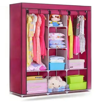 Ceybuy 3 Door Wardrobe Red Buy Sell Online Best Prices In