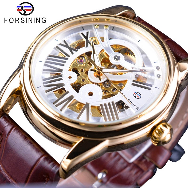 modern skeleton watch