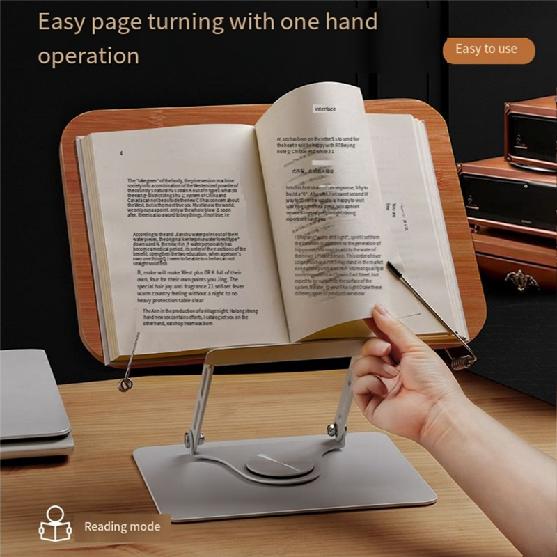 Mua Book Stand For Reading, Aboutool Adjustable Book Holder With 360