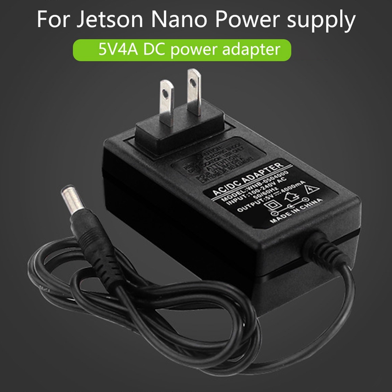 For Jetson Nano Power Adapter 5V 4A Charger 100-240V DC Interface Supply Charger for Jetson Nano B01 A02. 