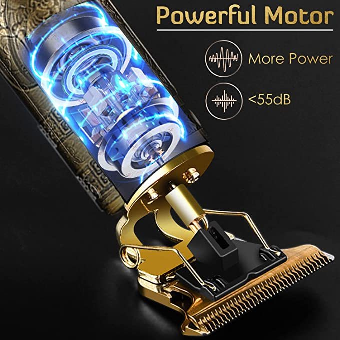 Hair Clipper Professional Vintage T9 DRAGON Electric Hair trimmer for men Cutter Beard Shaving Finishing Cutting Machine Dragon and Phoenix. 