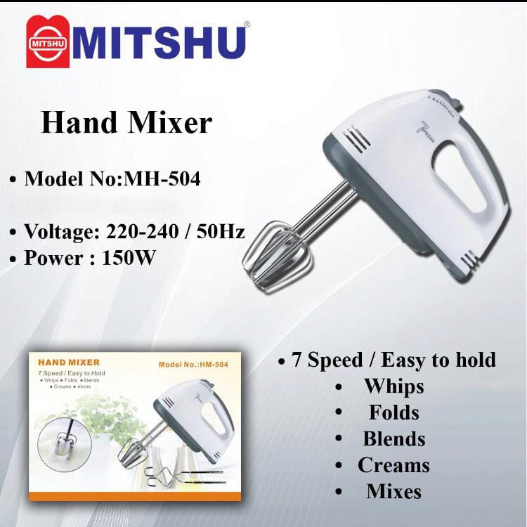 Egg Beater Mitshu MH 504