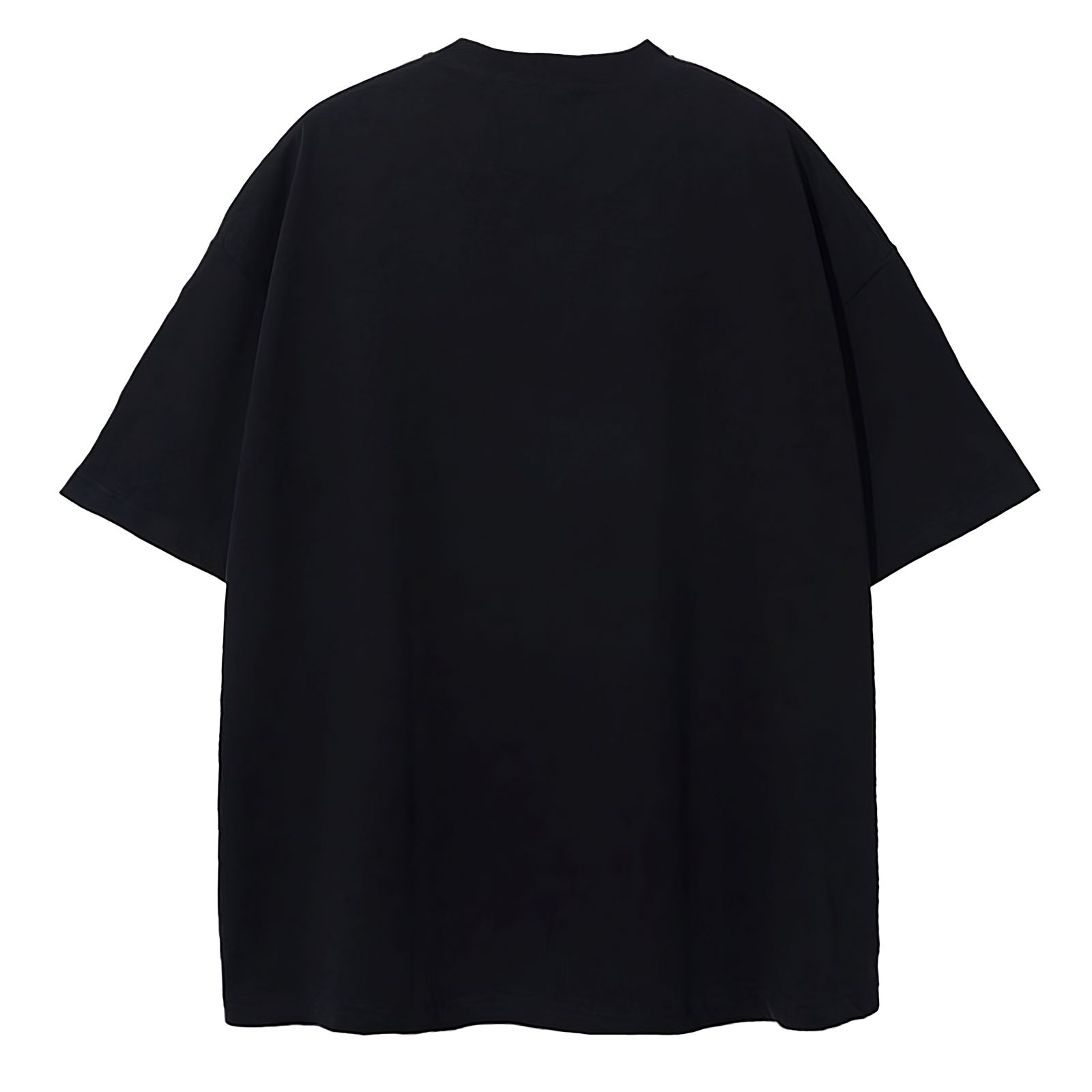 Oversize Men's T shirt with Sentence printed 100% Cotton 240 GSM  High Quality  Fast Fashion Jed Black Baggy T shirt. 