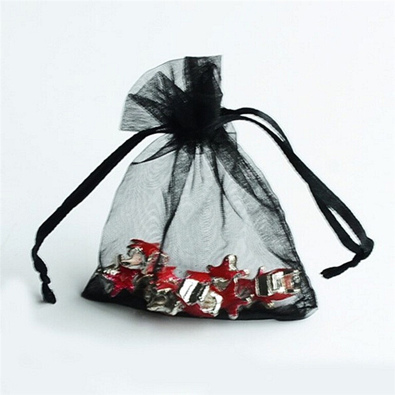 50pc Organza Gift Bags Jewelry Candy Bag Wedding Favors Bags Mesh Gift Pouches. 