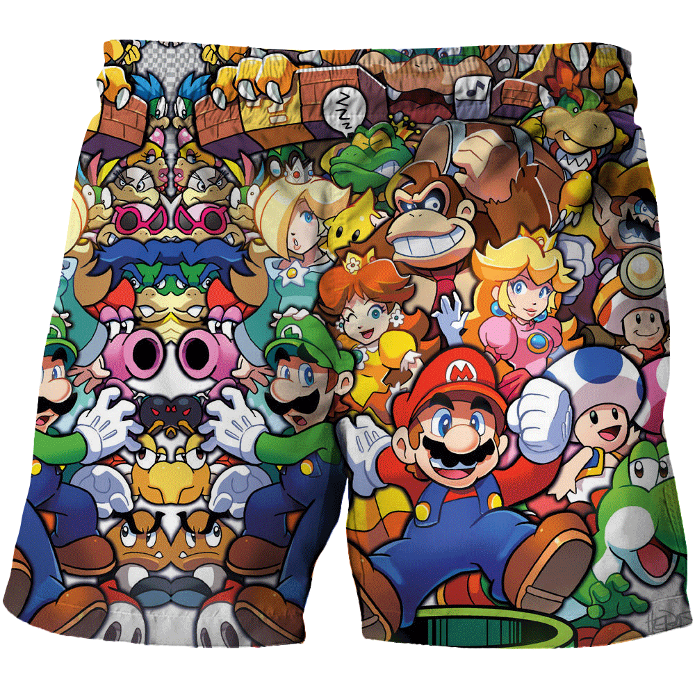 Super mario brothers swim on sale trunks