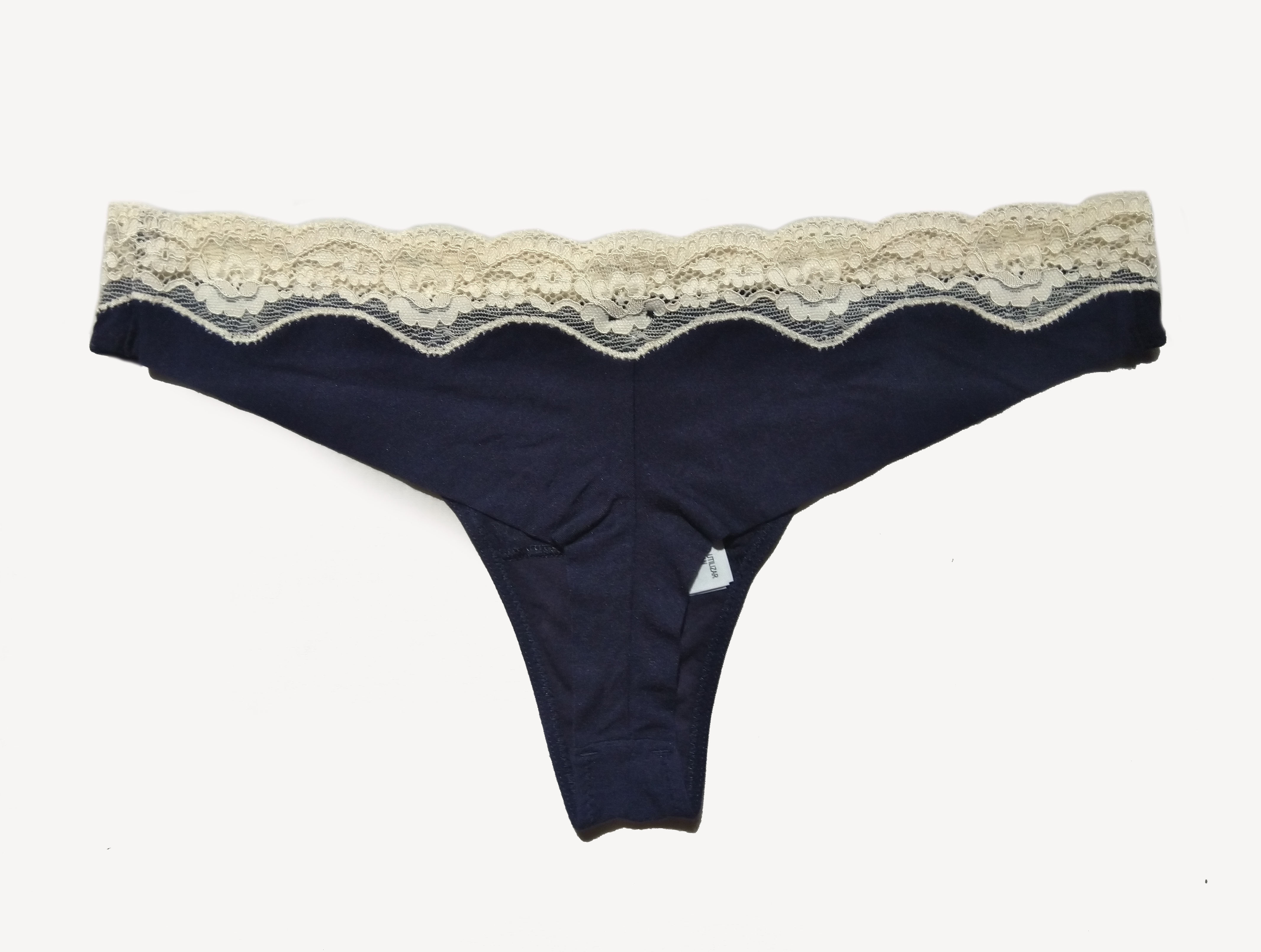 Buy M Blue Oysho Thongs In Lace Lingerie Panties Sexy Lingerie