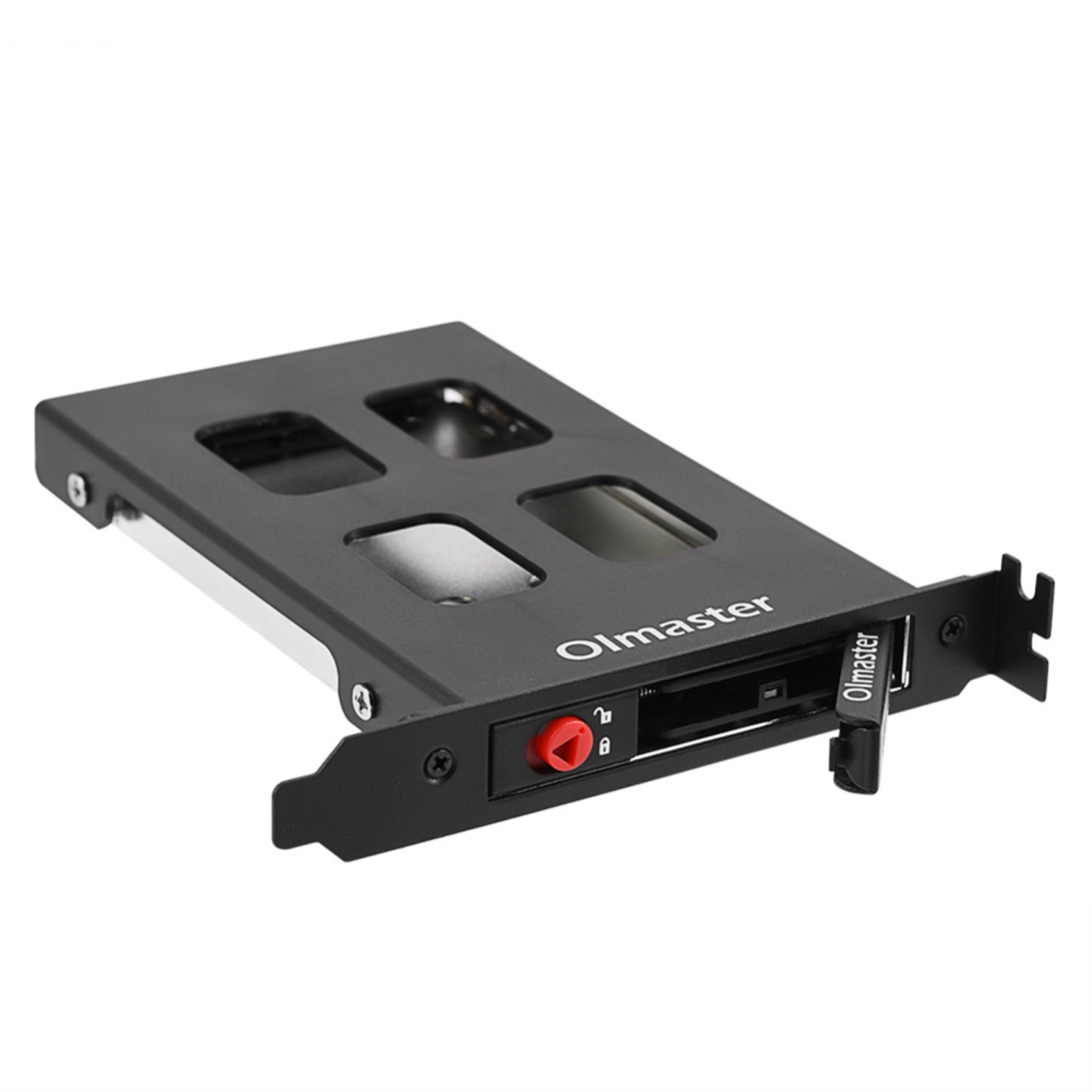 5X Pci Mobile Rack Enclosure Hard Disk Drive Case Box for 2.5 Inch Sata Hdd Adapter. 